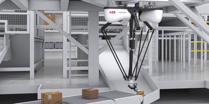 ABB lança robô delta de cinco eixos para coleta, embalagem e reorientação de produtos leves